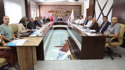 Servet ARSLAN/AĞRI-TEKHA Ağrı İl Milli Eğitim Müdürü Abdulhaluk Çakan başkanlığında