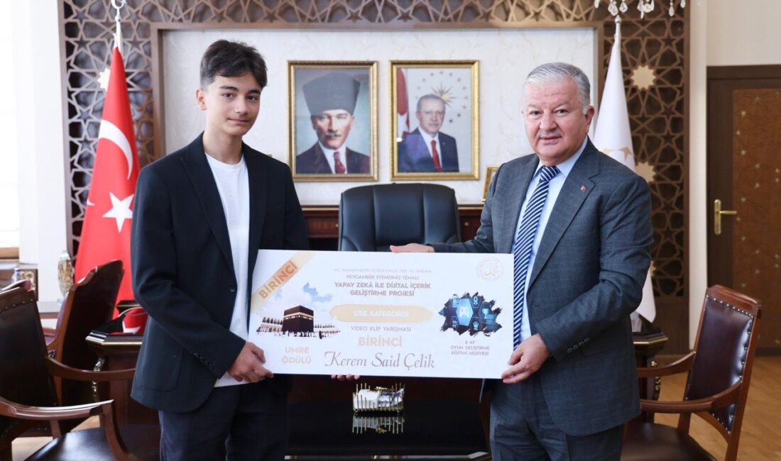 Aksaray Valisi Murat Duru, “Peygamberimiz Temalı Yapay Zekâ ile Dijital