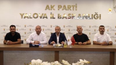 YALOVA / TEKHA AK Parti Çınarcık İlçe Başkanı Mehmet Özalp,