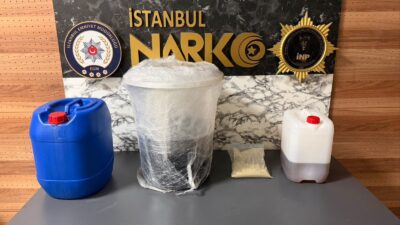 İstanbul Emniyet Müdürlüğü Narkotik Suçlarla Mücadele Şube Müdürlüğü ekipleri, uyuşturucu