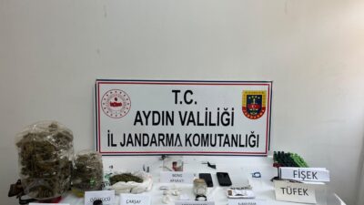 Aydın İl Jandarma Komutanlığı ve Kuşadası İlçe Jandarma Komutanlığı ekipleri,