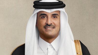 ABD Başkanı Donald Trump ile Katar Emiri Şeyh Temim bin
