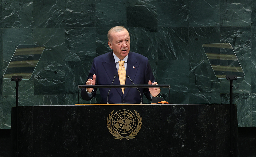 Kuzey Kıbrıs Türk Cumhuriyeti Başbakanı Ünal Üstel, Cumhurbaşkanı Recep Tayyip