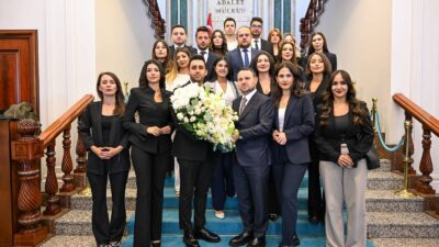 Adalet Bakanı Akın Gürlek, Çağlayan’da bulunan İstanbul Adalet Sarayı’nda görev