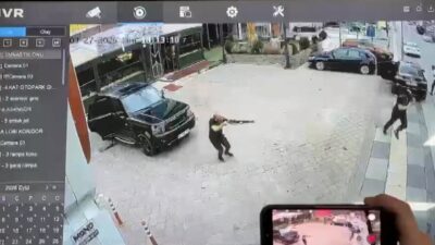 Çankaya ilçesi Kızılırmak Mahallesi 1450’nci Sokak üzerinde dün akşam saatlerinde