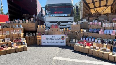 İstanbul İl Jandarma Komutanlığı ekipleri, Bağcılar’da merdiven altı yöntemlerle sahte