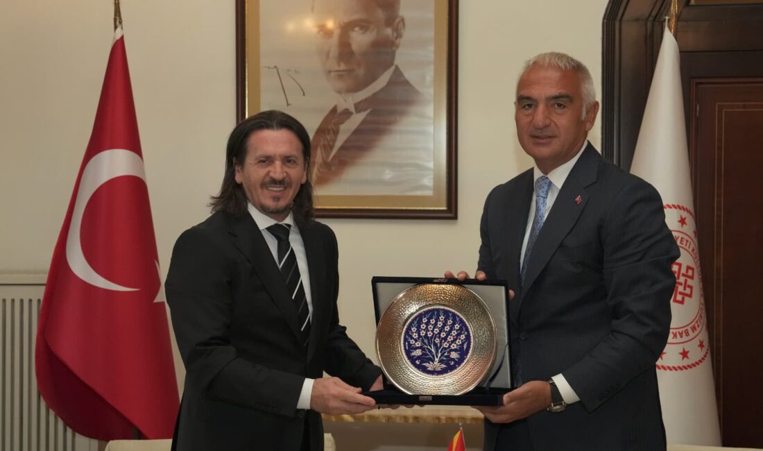 Kültür ve Turizm Bakanı Mehmet Nuri Ersoy, Kuzey Makedonya Kültür