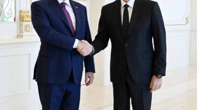 BAKÜ / TEKHA Dışişleri Bakanı Hakan Fidan, resmi temaslarda bulunmak