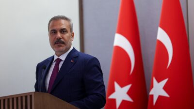Dışişleri Bakanı Hakan Fidan, Suriye ziyareti kapsamında Türk basın mensuplarıyla