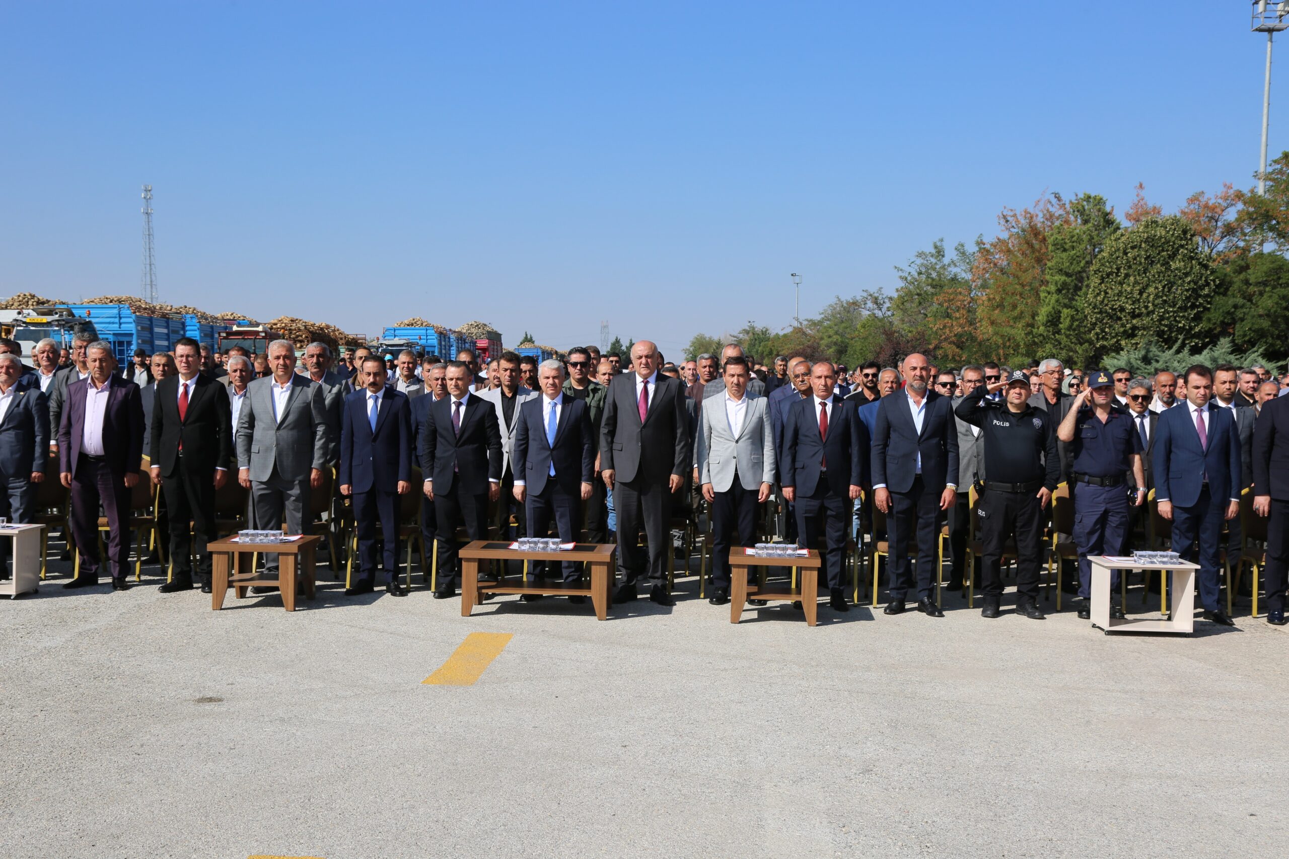 Çumra Şeker Fabrikası’nın 23’üncü kampanya açılış programı düzenlenen resmi törenle