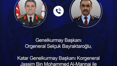 Genelkurmay Başkanı Orgeneral Selçuk Bayraktaroğlu, Katar Genelkurmay Başkanı Korgeneral Jassim