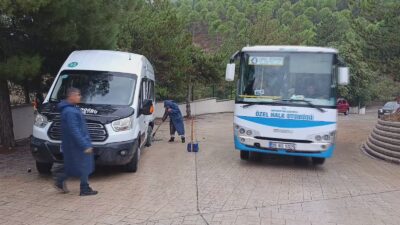 Amasya Üniversitesi Yeşilırmak Yerleşkesi önünde sabah saat 08.00 sıralarında trafik