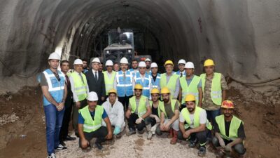 Siirt Valisi Dr. Kemal Kızılkaya, yapımı devam eden 34 kilometrelik