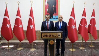 Milli Eğitim Bakanı Yusuf Tekin, Giresun programı kapsamında Giresun Valiliğini