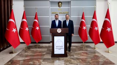 Anayasa Mahkemesi Üyesi Kenan Yaşar, beraberindeki yargı heyetiyle birlikte Siirt