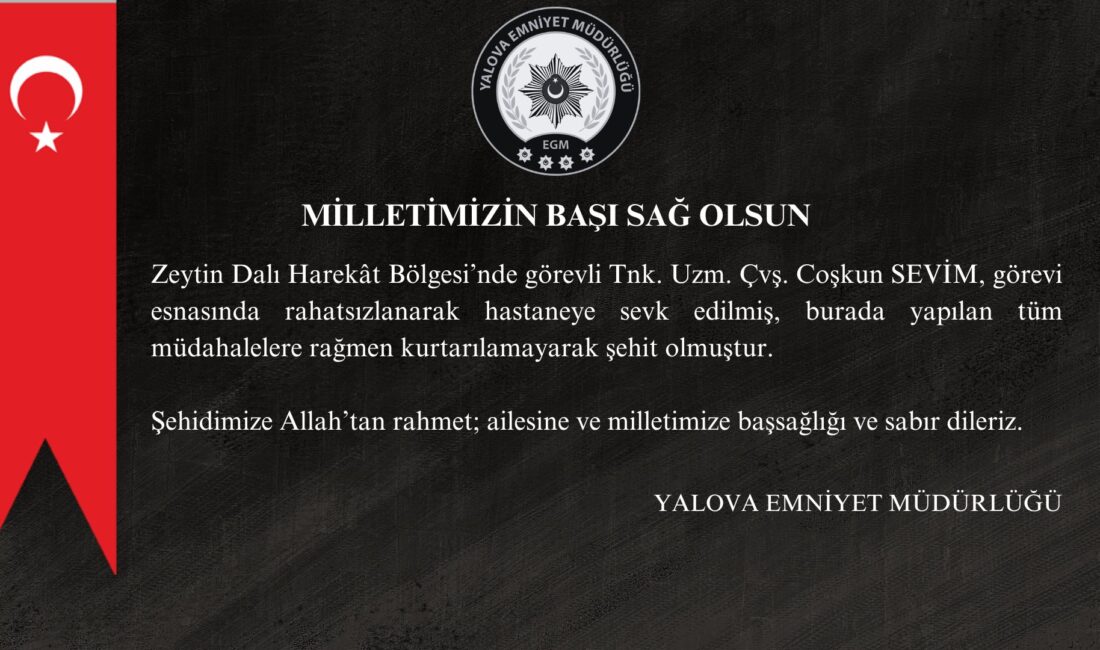 YALOVA / TEKHA Zeytin Dalı Harekat Bölgesi’nde görev yapan Tank