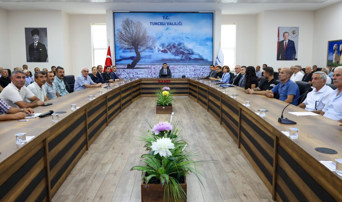 Tunceli Valisi Şefik Aygöl başkanlığında Güvenlik ve Acil Durumlar Koordinasyon