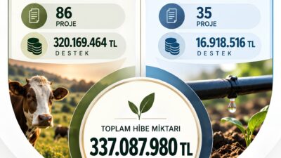 Geniş ekim sahaları ve güçlü hayvancılık altyapısıyla Türkiye’nin temel üretim