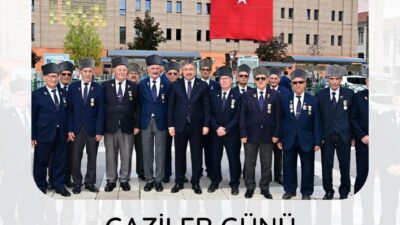 Eskişehir Valisi Dr. Erdinç Yılmaz, 19 Eylül Gaziler Günü dolayısıyla