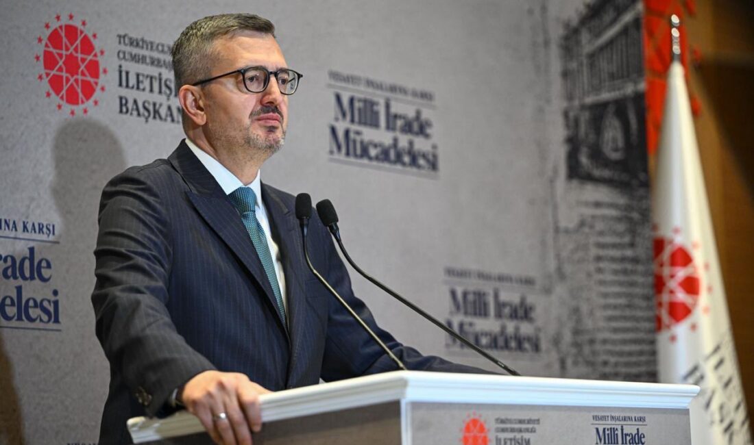 İletişim Başkanı Burhanettin Duran, İsrail yönetiminin Suriye sahasındaki askeri girişimlerine
