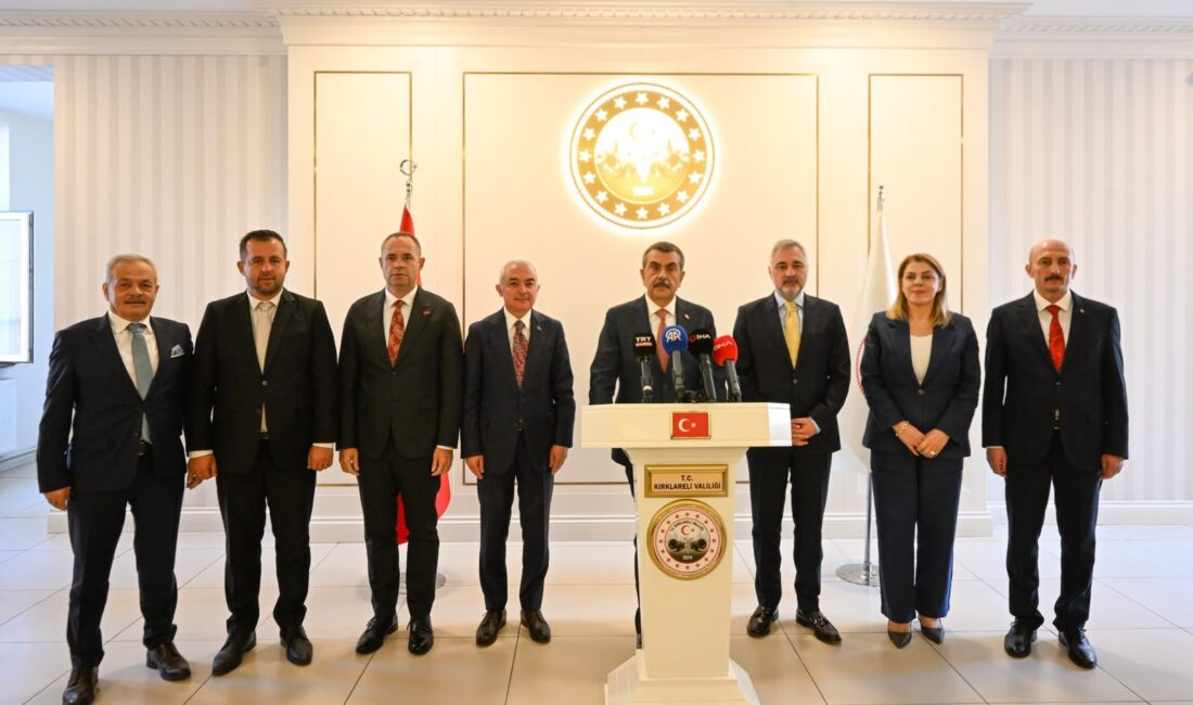 Millî Eğitim Bakanı Yusuf Tekin’in idaresinde Kırklareli İl Eğitim Değerlendirme