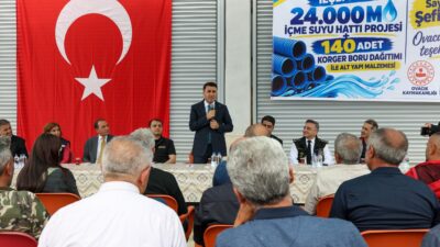 Tunceli’nin Ovacık ilçesine bağlı köylerin altyapısını güçlendirmek amacıyla hayata geçirilen