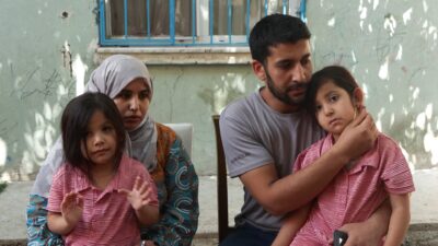 Sultangazi’de Suriye uyruklu Mamun Elmııhım ile eşi Rahaf Elmııhım, telefon