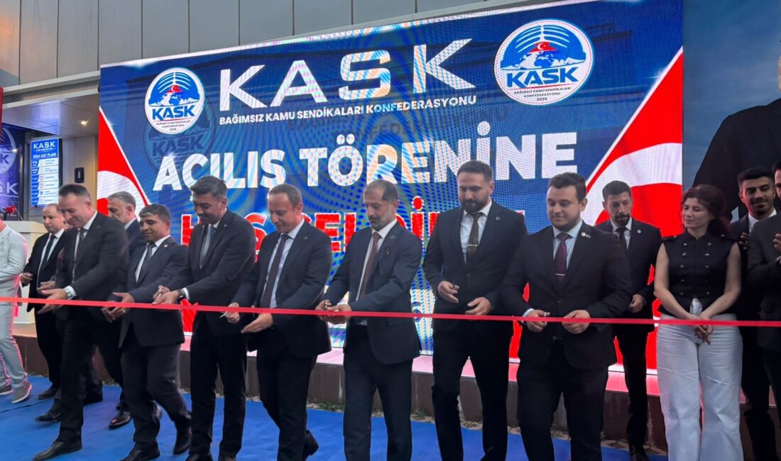 Bağımsız Kamu Sendikaları Konfederasyonu (KASK) Genel Merkezi, başkentte düzenlenen törenle