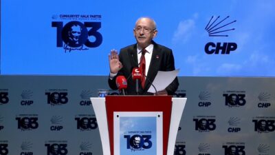 CHP Genel Başkanı Kemal Kılıçdaroğlu, partisinin 103’üncü kuruluş yıl dönümü