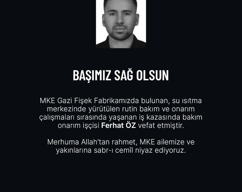 Ankara’nın Etimesgut ilçesinde bulunan Makine ve Kimya Endüstrisi (MKE) Gazi