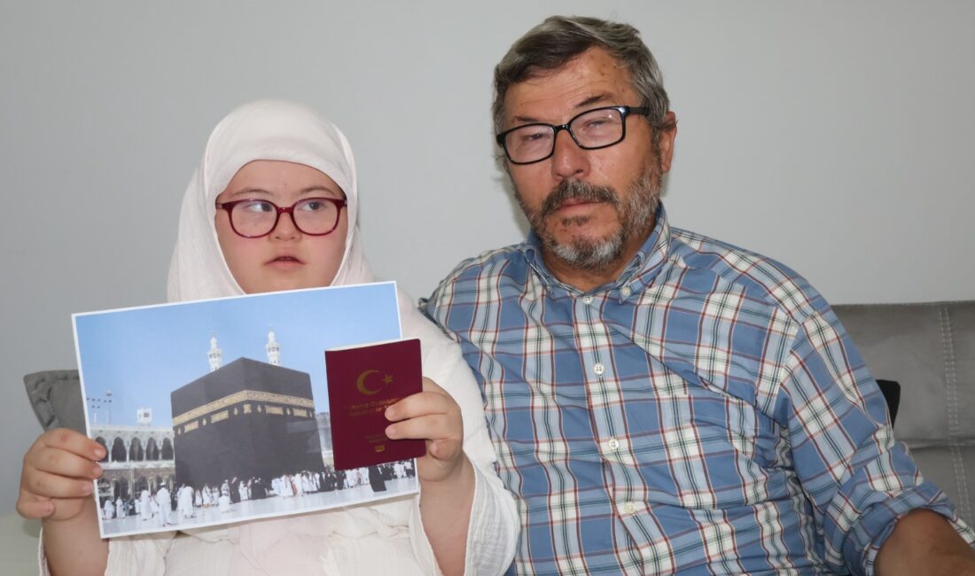 Amasya’da yaşayan 14 yaşındaki Down sendromlu Hüma Kayataş’ın umreye gitme