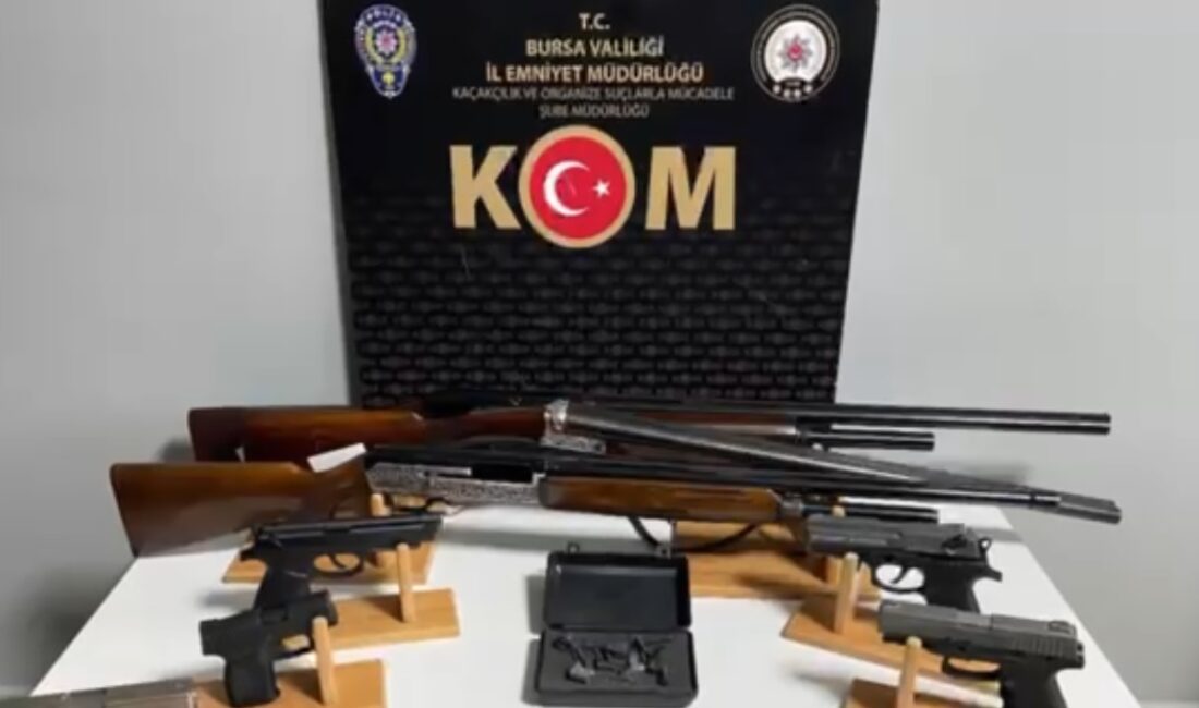 Bursa’da organize suç yapılarıyla irtibatlı olduğu değerlendirilen şahıslara dönük geniş