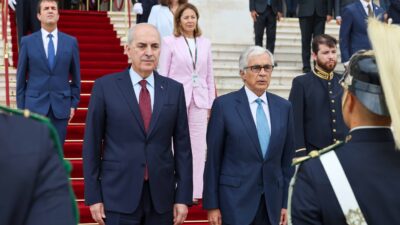 Türkiye Büyük Millet Meclisi (TBMM) Başkanı Numan Kurtulmuş, parlamento heyetiyle