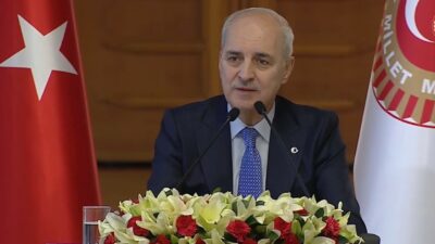 Türkiye Büyük Millet Meclisi (TBMM) Başkanı Numan Kurtulmuş, TBMM Tören