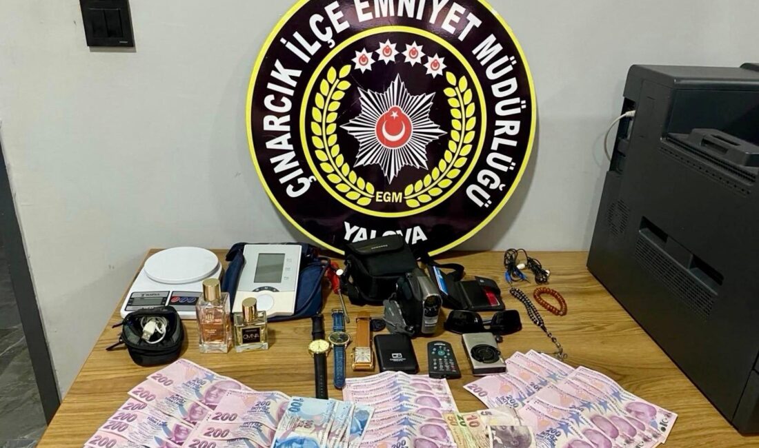 Yalova İl Emniyet Müdürlüğü bünyesindeki Çınarcık İlçe Emniyet Müdürlüğü ekipleri,