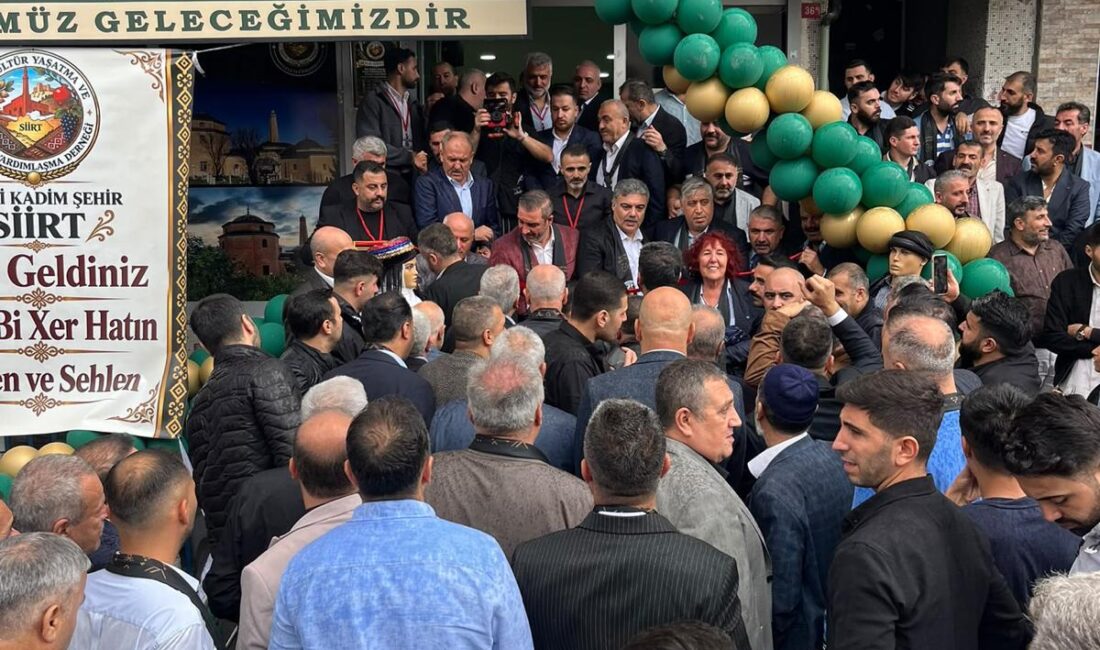 İstanbul’un Gaziosmanpaşa ilçesinde Siirtli vatandaşların yoğun katılımı ve desteğiyle kurulan