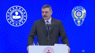 İçişleri Bakanı Mustafa Çiftçi, Emniyet Genel Müdürlüğü çatısı altında gerçekleştirilen