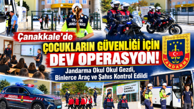 Çanakkale İl Jandarma Komutanlığı, 2026-2027 eğitim-öğretim yılında çocukların huzur ve