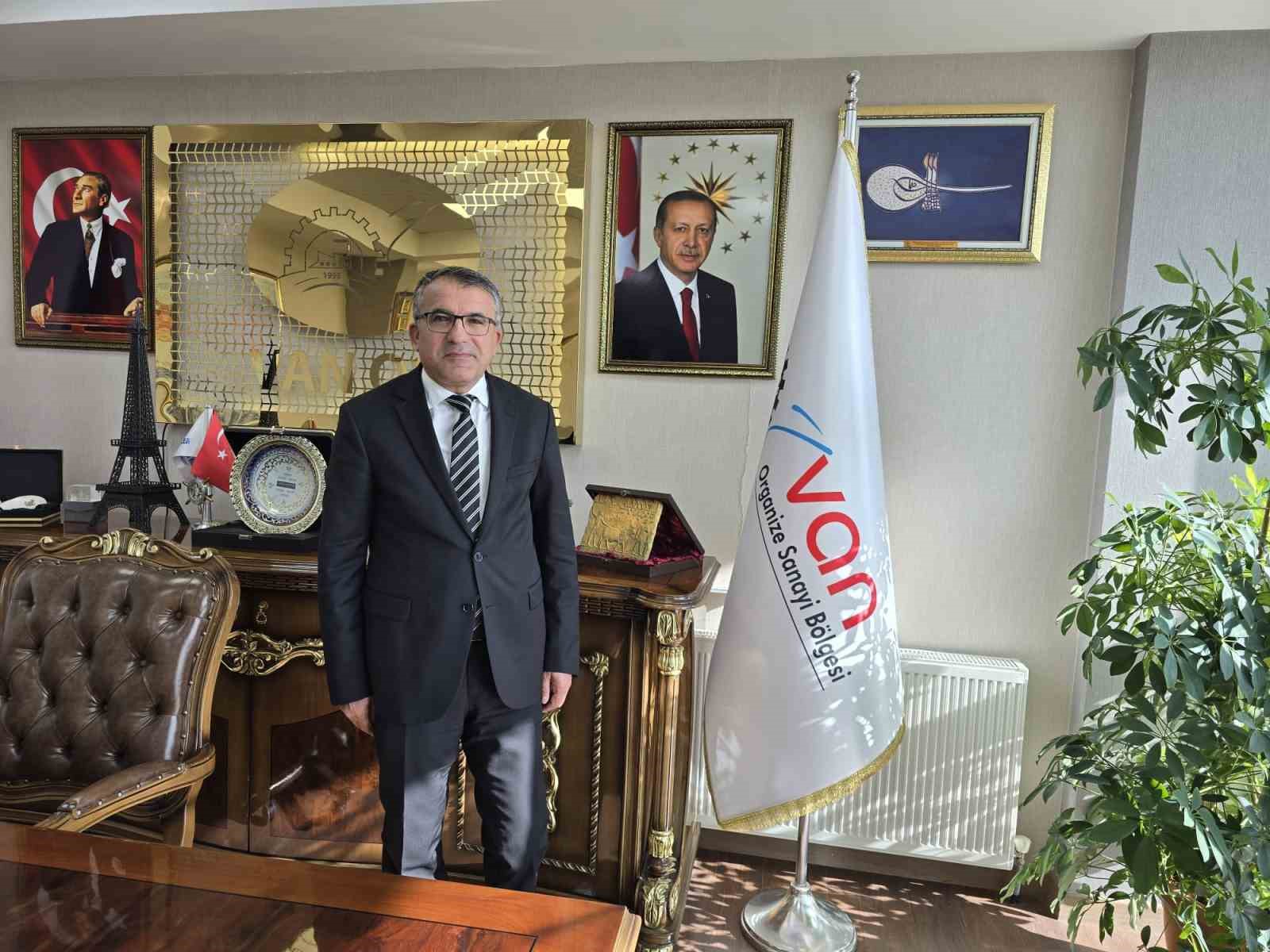 Van Organize Sanayi Bölgesi (OSB) Yönetim Kurulu Başkanı Memet Aslan,