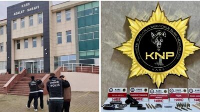 Kars’ta uyuşturucu madde satıcılarına yönelik düzenlenen operasyonda 18,45 gram bonzai,