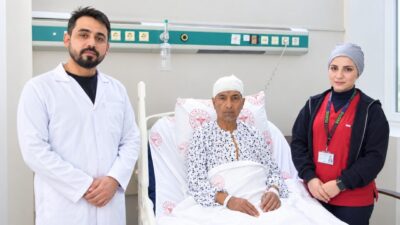 Şanlıurfa'da şiddetli baş ağrısı şikayetiyle hastaneye başvuran multipl miyelom hastası