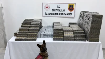SİİRT / TEKHA Siirt’te jandarma ekiplerinin kaçakçılıkla mücadele kapsamında düzenlediği