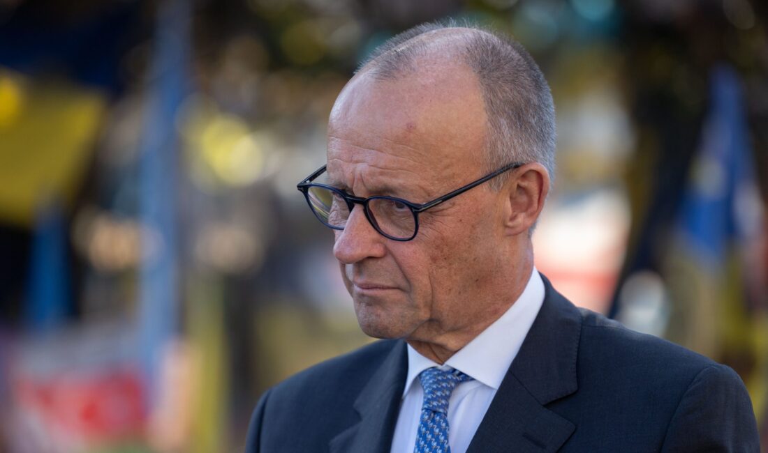 Almanya Başbakanı Friedrich Merz, başkent Berlin’de Litvanya Başbakanı Mindaugas Sinkevicius