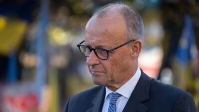 Almanya Başbakanı Friedrich Merz, başkent Berlin’de Litvanya Başbakanı Mindaugas Sinkevicius