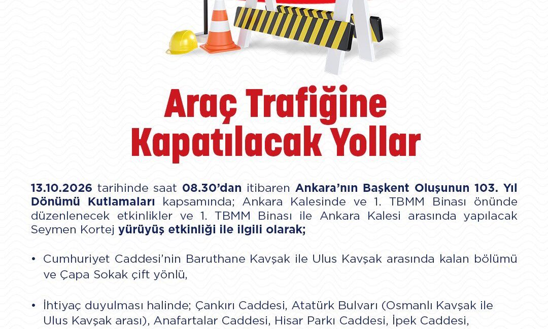 ANKARA / TEKHA Ankara’nın başkent ilan edilişinin 103’üncü yıl dönümü