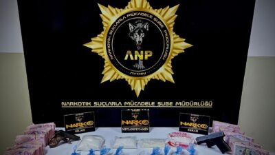 AYDIN / TEKHA Aydın’ın Germencik ilçesinde polis ekipleri tarafından gerçekleştirilen
