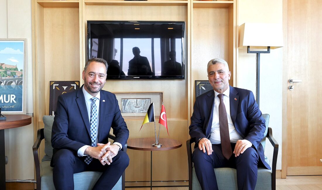 Ticaret Bakanı Ömer Bolat, temaslarda bulunmak üzere gittiği Brüksel’de Belçika