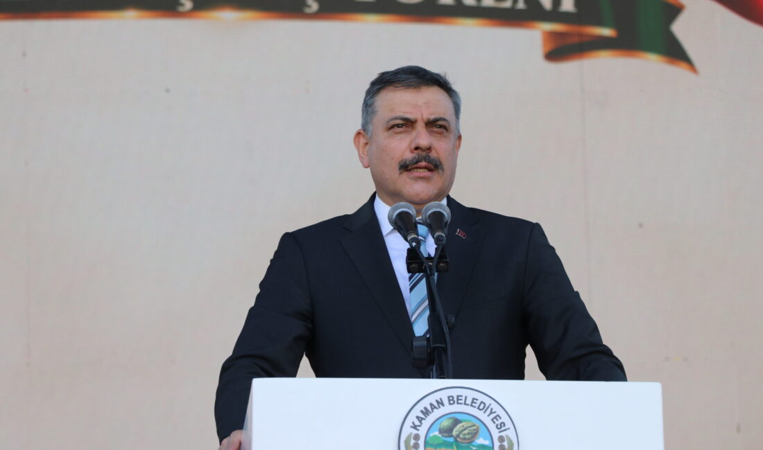 İçişleri Bakanı Mustafa Çiftçi, Kırşehir’in Kaman ilçesinde düzenlenen 35’inci Kaman
