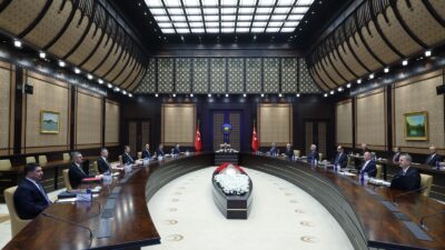 İçişleri Bakanı Mustafa Çiftçi, Cumhurbaşkanı Recep Tayyip Erdoğan’ın riyasetinde Cumhurbaşkanlığı