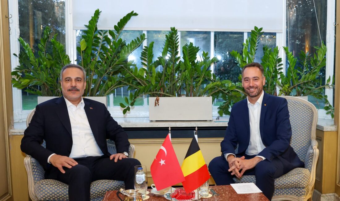 Dışişleri Bakanı Hakan Fidan, resmi temaslarda bulunmak üzere gittiği Belçika’nın